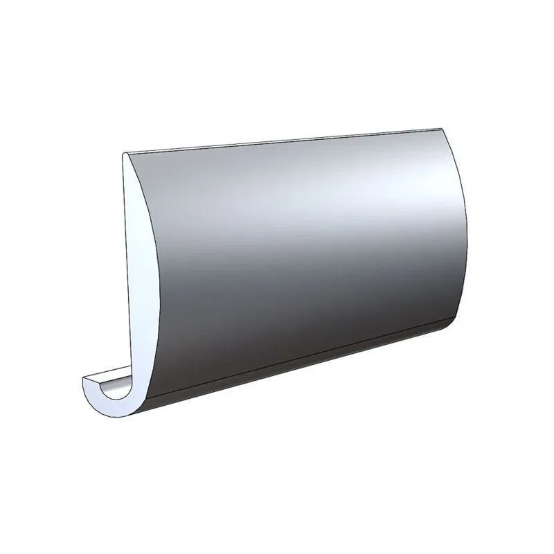 A11-0152TAL12D-A – TACO METALS Boat Rub Rail, 12 Foot Length 1 Inch Height 1/2 Inch Thickness Clear Anodized Aluminum...